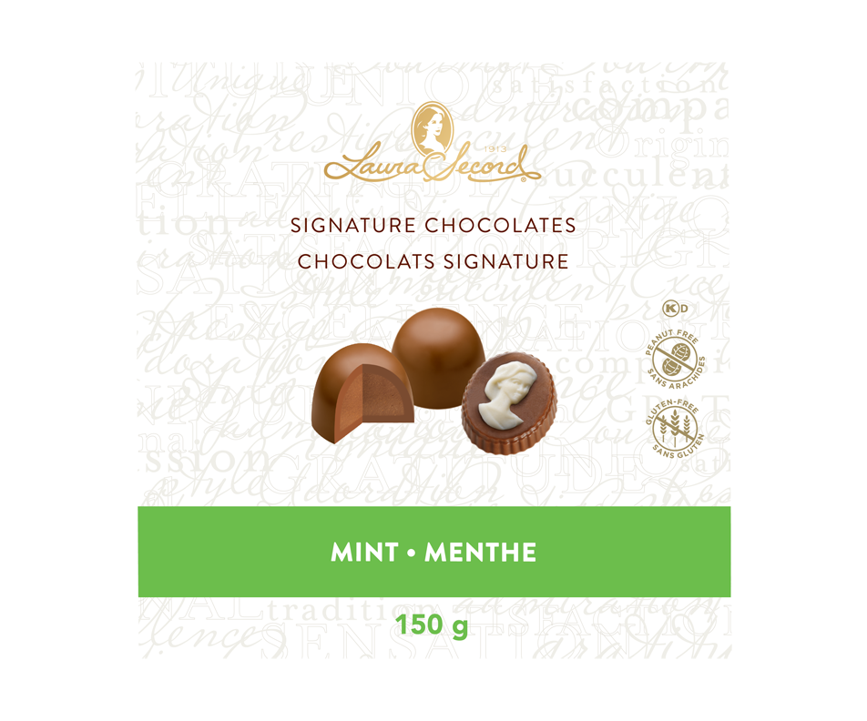 Signature Chocolates, Mint, 150 g Laura Secord Box Jean Coutu