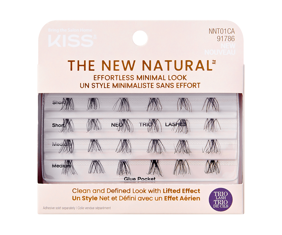The New Natural Lash Extensions Multipack, Neo Trio, 24 units Kiss