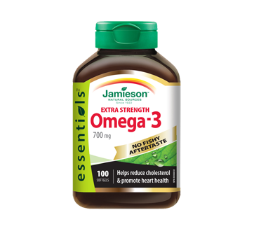 Image 1 of product Jamieson - No Fishy Aftertaste Extra Strength Omega-3, 100 units