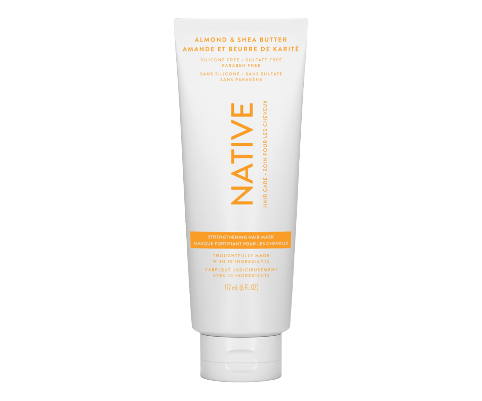 Strenghtening Hair Mask, Almond & Shea Butter, 177 ml Native