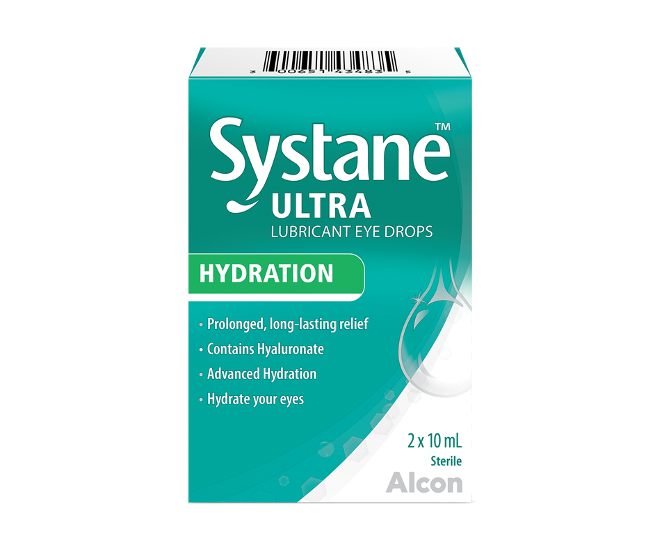 Systane Ultra Lubricant Eye Drops, 2 x 10 ml Systane Eye Drops