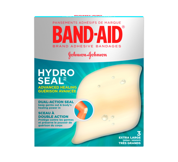 Hydro Seal Advanced Healing Bandages, 3 units, Extra Large – Band