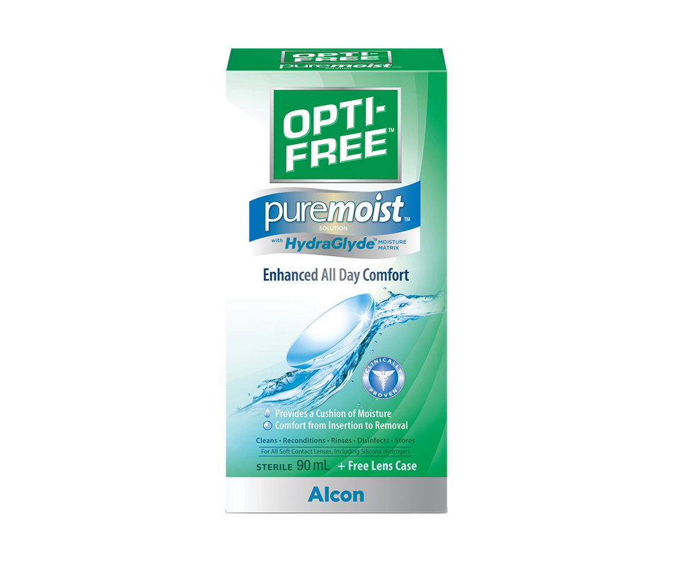 OptiFree Puremoist Contact Lens Solution, 90 ml OptiFree Eye