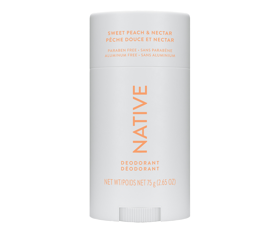 Natural Deodorant, Sweet Peach & Nectar, 75 g Native Deodorant
