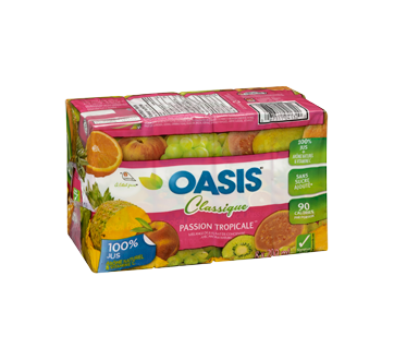 Image 2 of product Oasis - Tropical Passion Juice, 8 x 200 ml