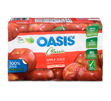 Apple From Concentrate Juice, 8 x 200 ml