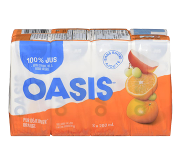 Pure Breakfast Orange Juice, 8 x 200 ml
