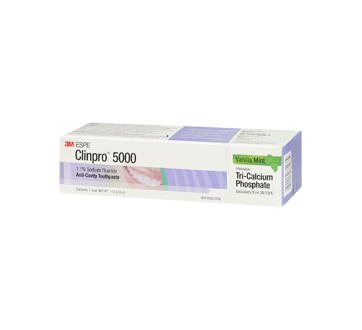 Image 3 of product Clinpro 5000 - Sodium Fluoride Anti-Cavity Toothpaste, 113 g, Vanilla Mint