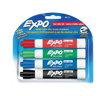 Dry Erase 4 Units Expo Writing Instruments Jean Coutu