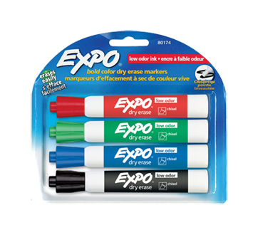 Dry Erase 4 Units Expo Writing Instruments Jean Coutu
