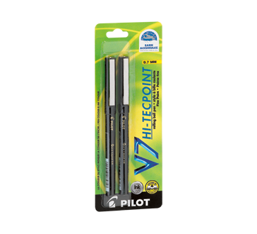 Image 2 of product Pilot - V7 Hi-Tecpoint Fine Ball Pen, 2 units, Black