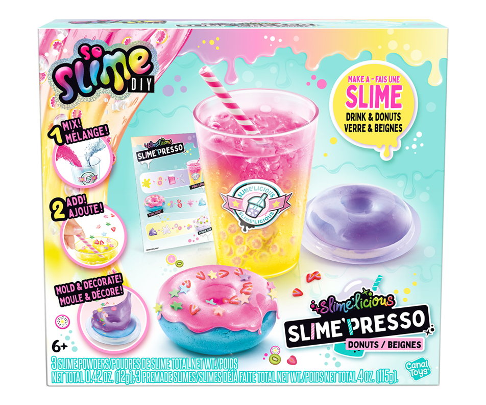 So Slime DIY Coffee & Donut Slime Shop, 1 unit Canal Toys Arts and