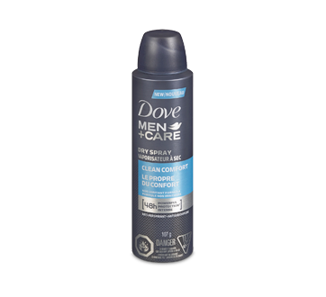 Image of product Dove Men + Care - Clean Comfort Dry Spray Antiperspirant, 107 g
