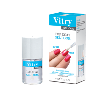 Top Coat Gel Look, 10 ml, Fragrance free