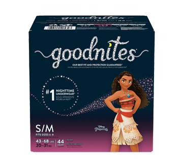 Bedwetting Underwear for Girls, 44 units, Small-Medium