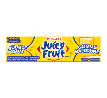 Chewing Gum 1 Unit Original Juicy Fruit Regular Jean Coutu