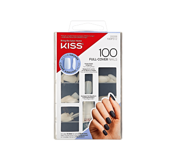 Full-Cover Active Square Nails, 100 units