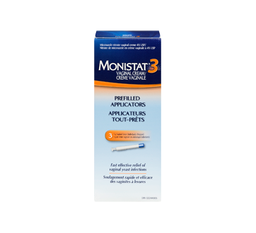 Image 1 of product Monistat - Monistat 3 - Vaginal Cream Prefilled Applicators, 3 units
