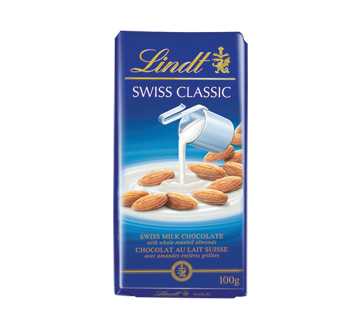 Swiss Classic Milk Chocolate, 100 g, Almond