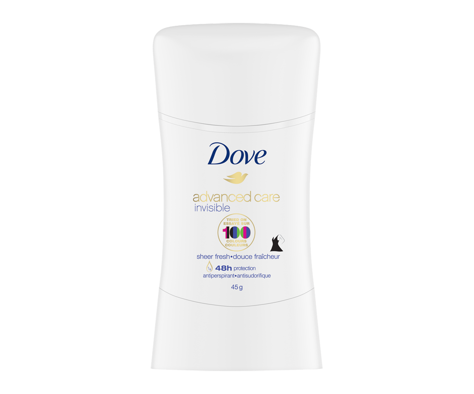 Advanced Care Invisible Antiperspirant, Sheer Fresh, 45 g Dove