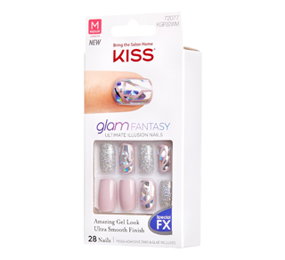 Glam Fantasy Artificial Nails, 1 unit, KGF02WM