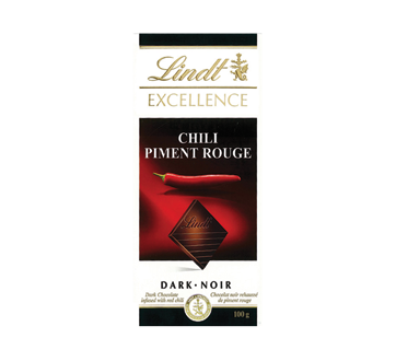 Lindt Excellence Chocolate, Chili, 100 g