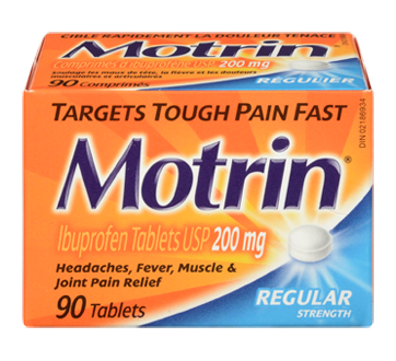 Image 1 of product Motrin - 200 mg Tablets, Regular Strength, 90 units