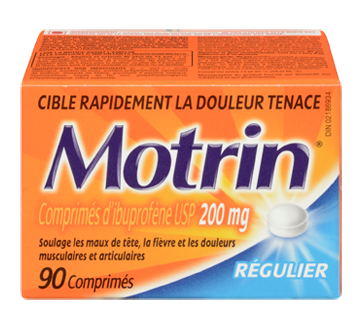 Image 2 of product Motrin - 200 mg Tablets, Regular Strength, 90 units