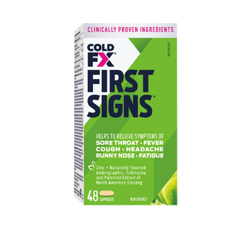 Image of product Cold-Fx - First Signs Non Drowsy Capsules, 48 units