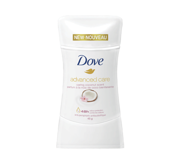 Advanced Care Antiperspirant Stick, 45 g, Caring Coconut