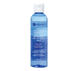 Waterproof Eye Make-Up Remover Lotion with Cornflower Floral Water, 100 ml