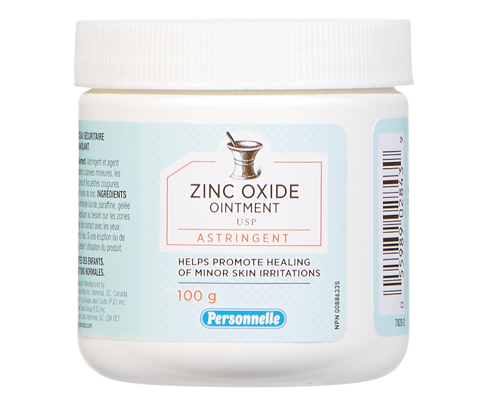 Zinc Ointment, 100 g Personnelle Baby Cream, Ointment & Disinfectant Jean Coutu
