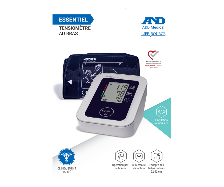 Automatic Blood Pressure Monitor, 1 unit, Medium LifeSource