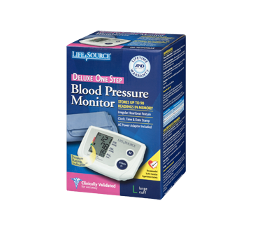Image 1 of product LifeSource - Automatic Blood Pressure Monitor, 1 unit, Large