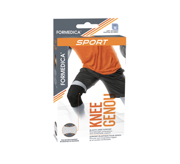 Elastic Knee Support, 1 unit, Medium Black