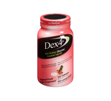 Image of product Dex4 - Dex4 Fast Acting Glucose, 50 units, Tropical fruit