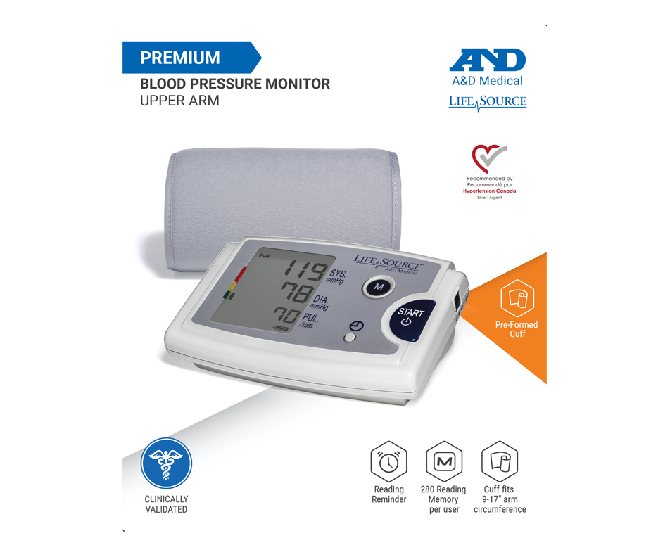 Upper Arm Blood Pressure Monitor PreFormed cuff UA787EJCN, 1 unit A