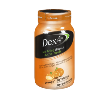 Image of product Dex4 - Dex4 Fast Acting Glucose, 50 units, Orange