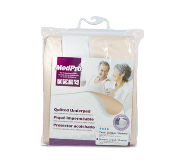 Image of product MedPro - Quilted Underpad, With Tuck-In Panels, Large, 91 cm x 137 cm