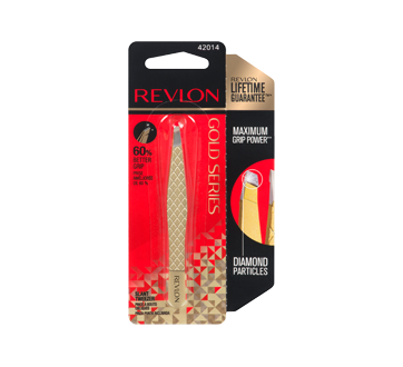 Image of product Revlon - Gold Series Slant Tweezer, 1 unit