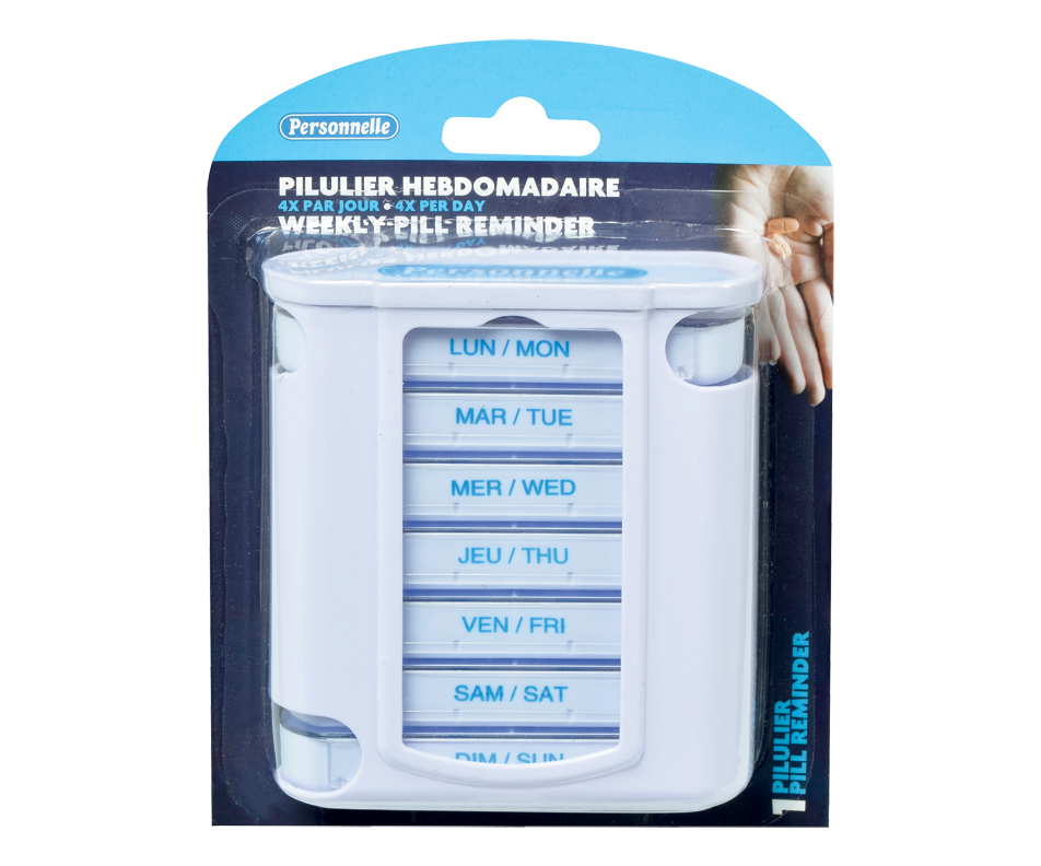 Weekly Pill Reminder, 1 unit Personnelle Daily Life Accessories