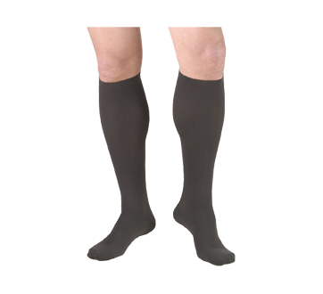 Compression Hosiery 15-20 mmhg, Men's Socks, X-Large, Coal