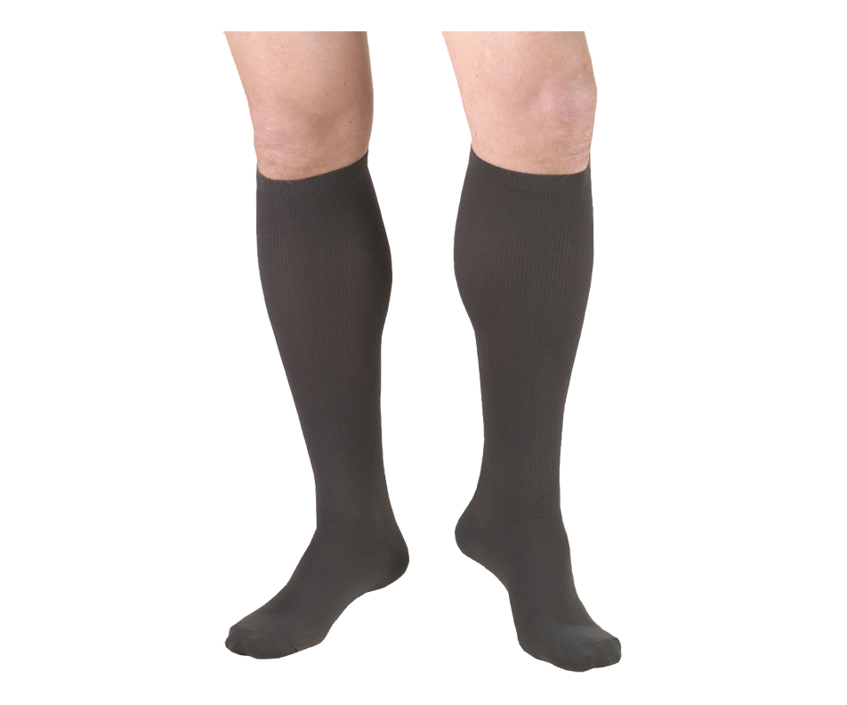 Compression Hosiery 1520 mmhg, Men's Socks, Large, Coal Truform