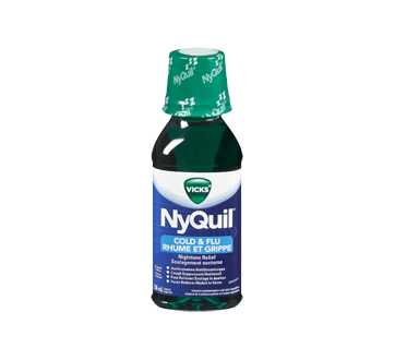 Image of product Vicks - NyQuil Cold & Flu Nighttime Relief, 236 ml, Original