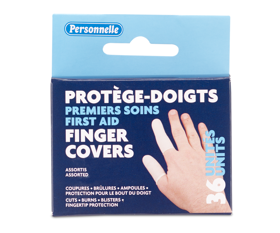Finger Covers, Assorted, 36 units Personnelle Medical Accessories