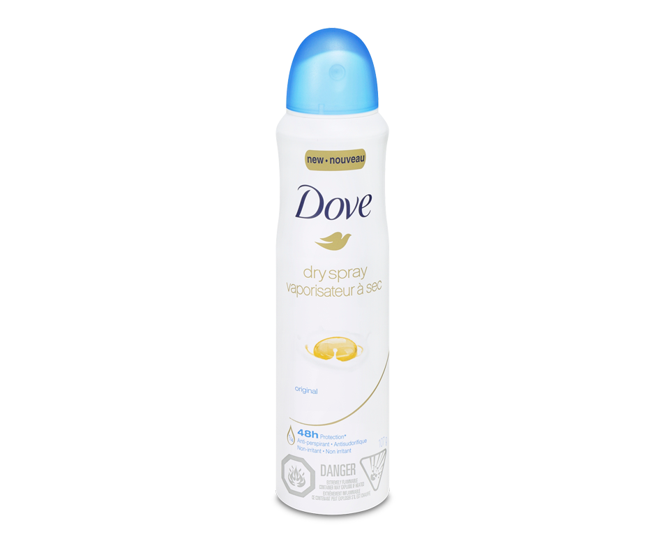 Original Dry Spray Antiperspirant, 107 g Dove Deodorant Jean Coutu