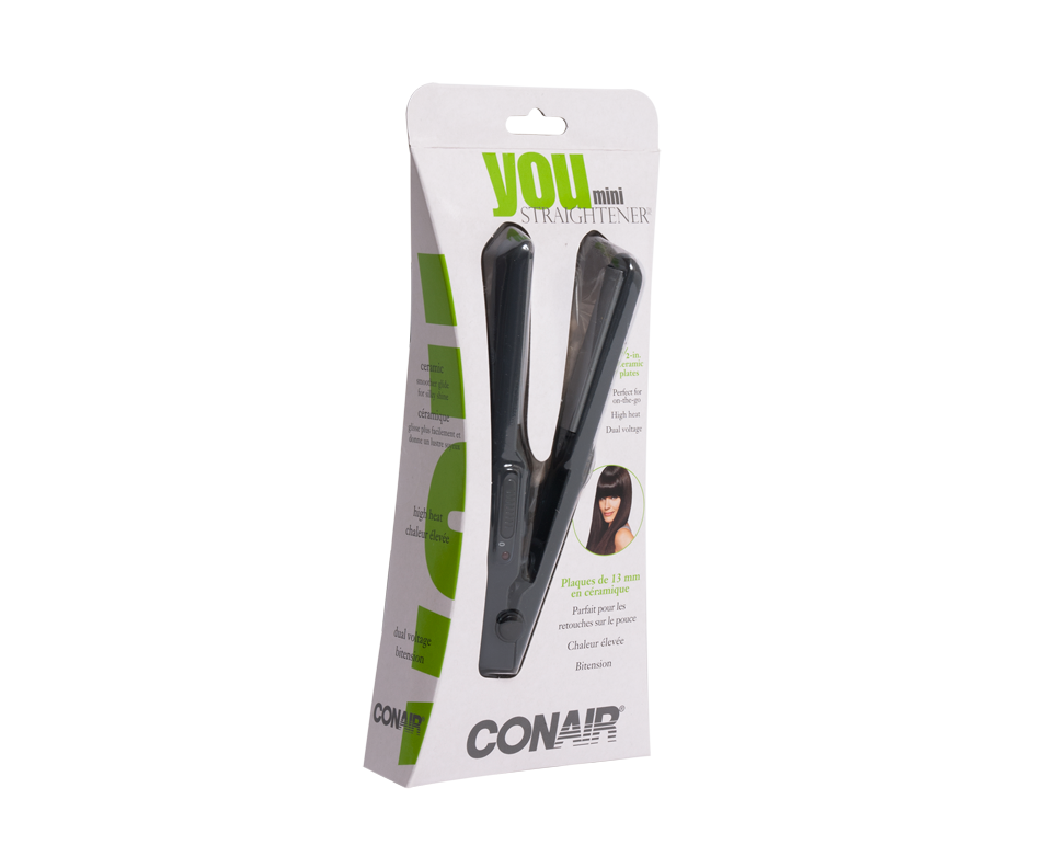Mini Ceramic Straightener, 1 unit Conair Flat or curling iron