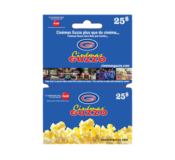 $25 Guzzo Gift Card, 1 unit
