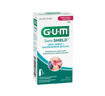 Image of product G·U·M - Sore Shield Oral Spray for Canker Sores, 15 ml