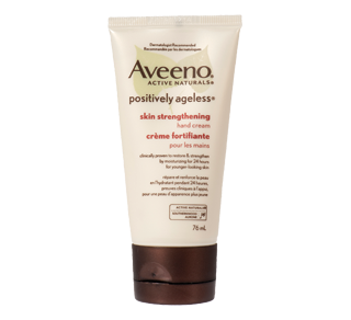 Positively Ageless Skin Strengthening Hand Cream, 76 ml – Aveeno : Moisturizer